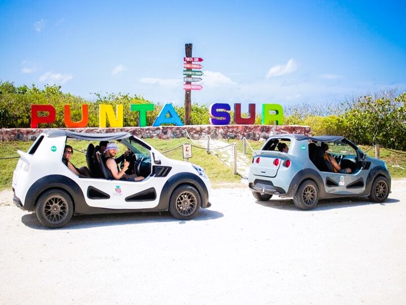 Private Buggy Tour to Punta Sur with Snorkel & Lunch